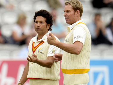 Lee breaks Warne's hand, Strauss abuses, Tendulkar delights as MCC beat RoW Lee breaks Warne's hand, Strauss abuses, Tendulkar delights as MCC beat RoW