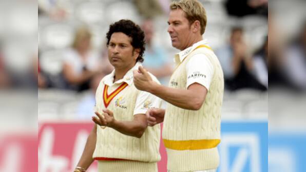 Lee breaks Warne's hand, Strauss abuses, Tendulkar delights as MCC beat RoW