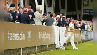 MCC Vs ROW Photos: Yuvraj, Finch tons; Tendulkar's cameo light up Lord's 