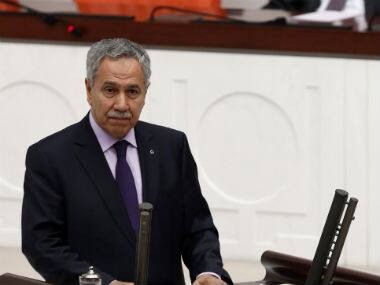 Turkey’s Deputy Prime Minister Bulent Arinc addresses the Turkish Parliament in this 2013 file photo. Reuters 