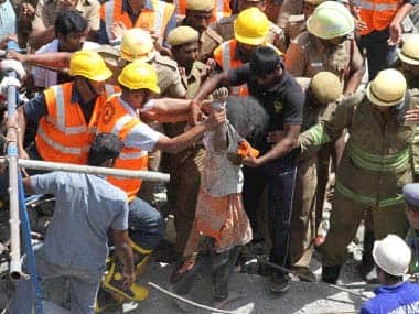 The building collapse in Chennai on 28 June claimed the lives of 61 people. FirstPost