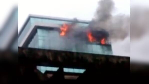 Mumbai fire live: Choppers brave gusty winds, rescue trapped fire fighters