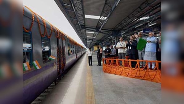 New train to Katra launched by Modi gets stuck inside tunnel