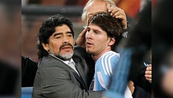 Messi winning Golden Ball nothing but a marketing gimmick: Maradona