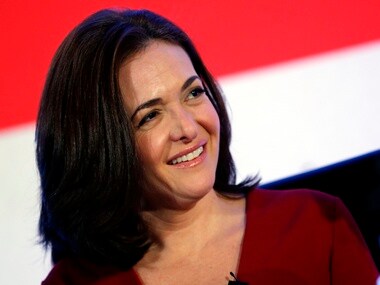 Facebook COO Sheryl Sanberg.