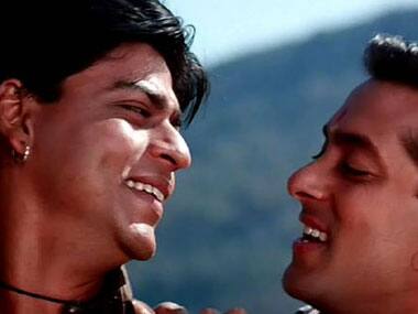 SRK and Salman Khan in Karan Arjun. 