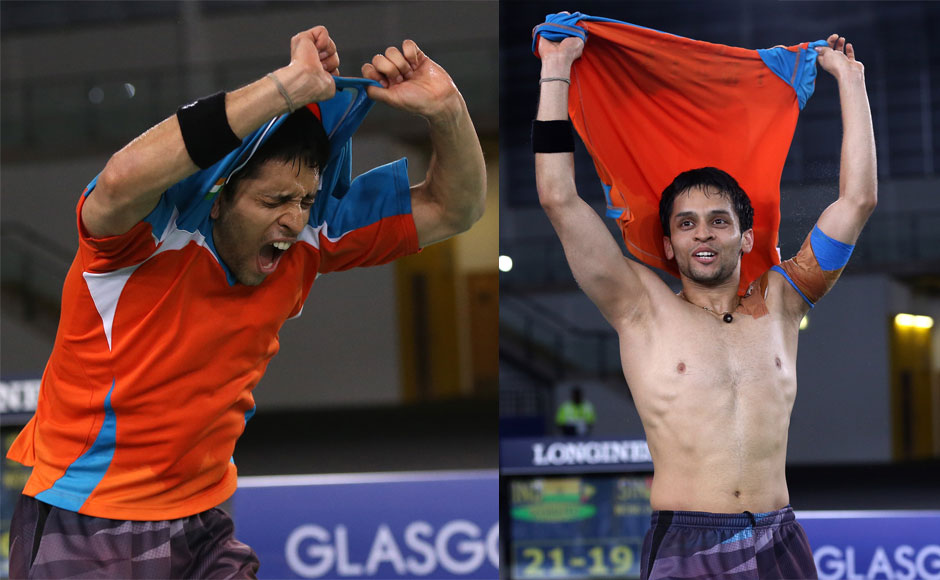 Photos: Parupalli Kashyap wins badminton men's singles in CWG 2014 Photos: Parupalli Kashyap wins badminton men's singles in CWG 2014