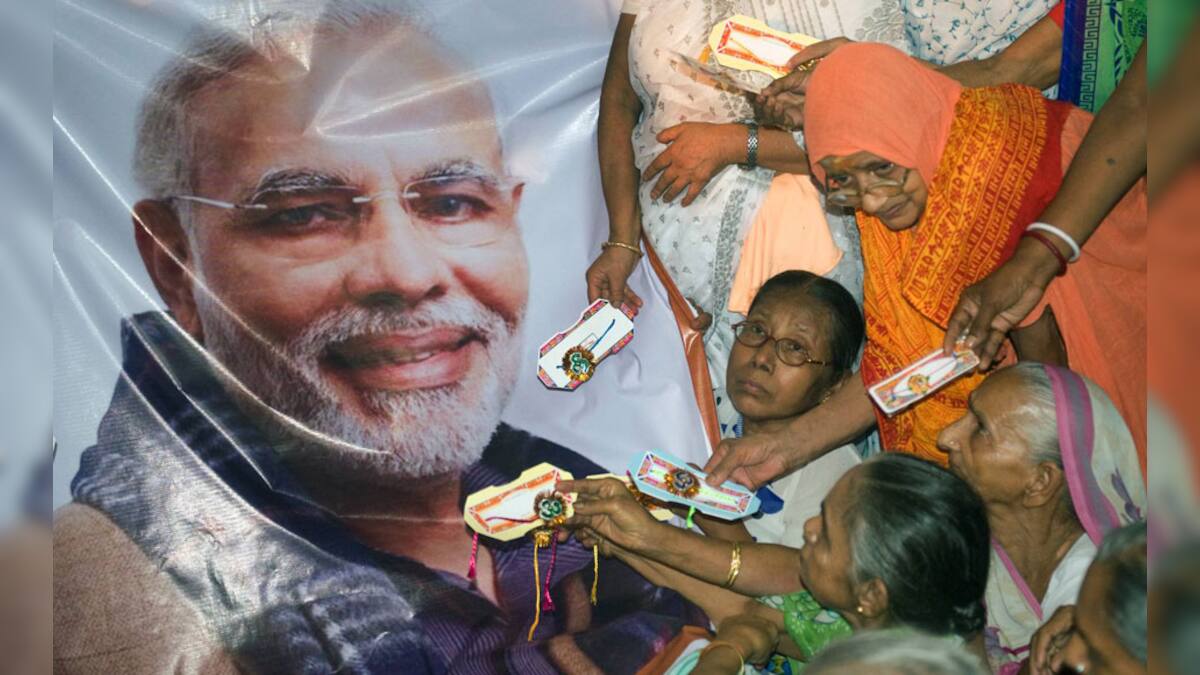 Photos: In Varanasi, widows prepare 1000 rakhis for PM Modi – Firstpost