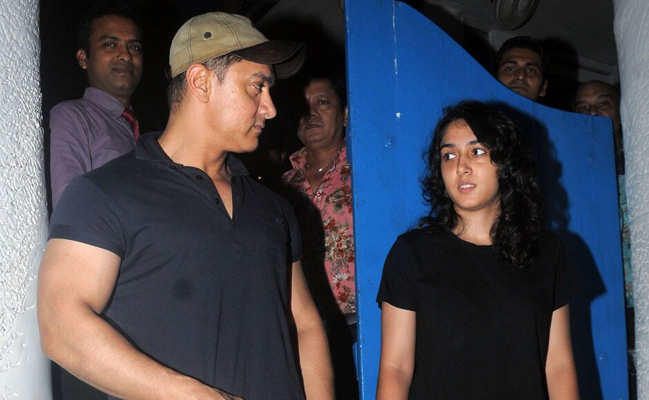 Spotted: Dad Aamir Khan on a dinner date with daughter Ira ...