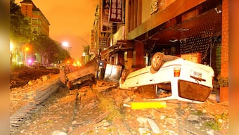 Photos: Massive explosions caused by gas leak kills 22 in Taiwan