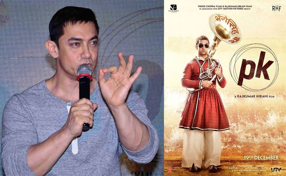 Photos: Aamir launches poster campaign, promises eight more PK posters Photos: Aamir launches poster campaign, promises eight more PK posters