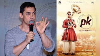 Photos: Aamir launches poster campaign,  promises eight more PK posters