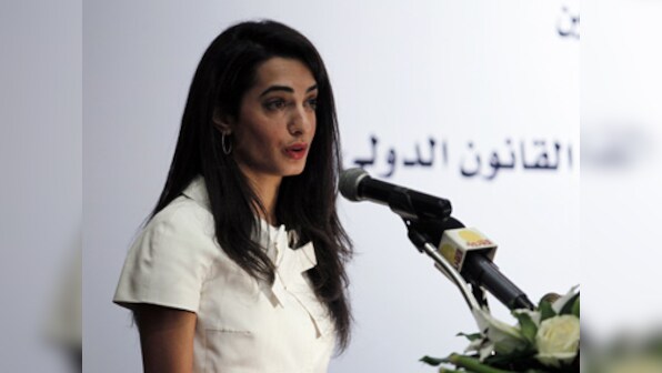 Clooney's fiancee Amal Alamuddin says she won't serve on UN Gaza probe panel