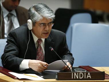 India’s UN Ambassador Asoke Mukerji said dialogue was the viable solution to the Gaza crisis. Reuters