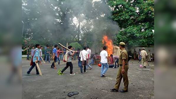 Assam: Police lathicharge, fire rubber pellets at protesters, 18 injured