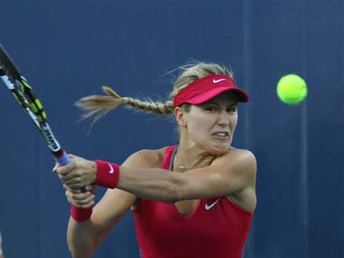 File image of Eugenie Bouchard. AP