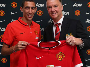 Manchester United: Di Maria red card adds to van Gaal's woes Manchester United: Di Maria red card adds to van Gaal's woes