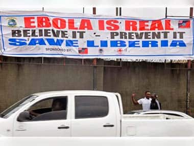 Ebola death toll in West Africa has risen to 1350. AP