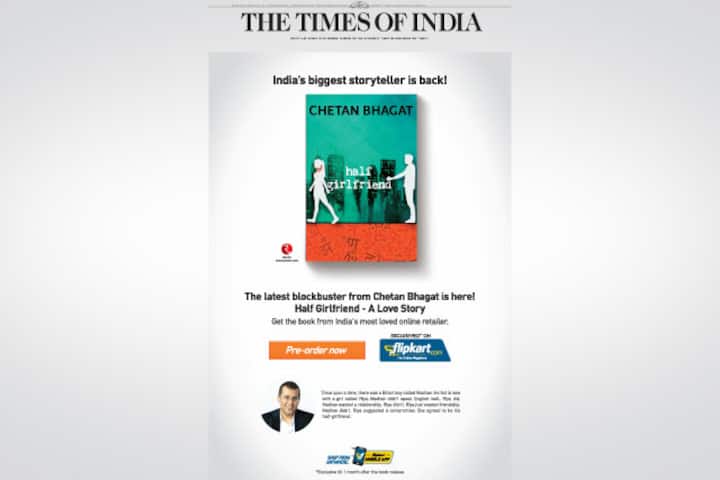 It's not about Chetan Bhagat's 'Half Girlfriend', it's Flipkart Vs Amazon