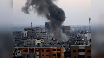 Israel pounds Gaza after border clashes between troops, Palestinian protesters leave dozens injured