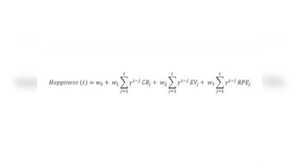 It's happened: There's a formula to determine happiness 