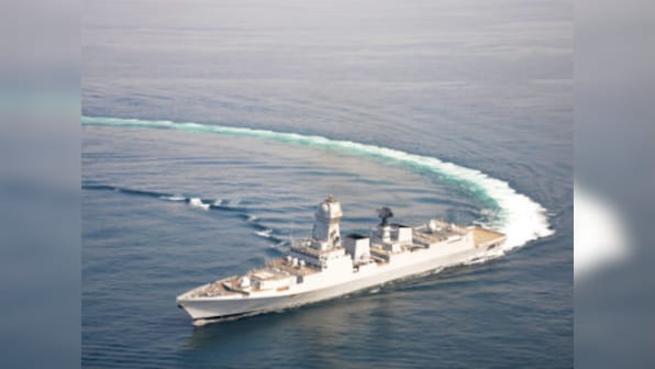 Modi in Mumbai, inducts India's largest indigenously built warship INS Kolkata