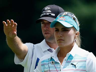 Golf: Lexi Thompson shares first round lead at LPGA Championship Golf: Lexi Thompson shares first round lead at LPGA Championship