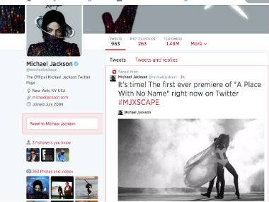 A Place with No Name: MJ's new video launched on Twitter