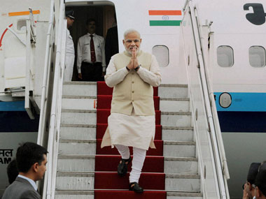 PM Modi meets Nepali president, discusses bilateral ties PM Modi meets Nepali president, discusses bilateral ties