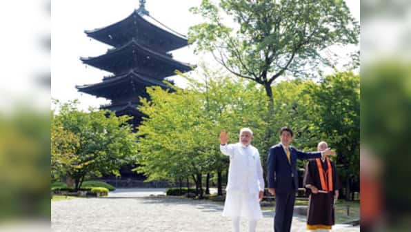 2nd day in Japan: Modi visits ancient Buddhist temples with PM Shinzo Abe