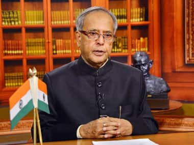 President Pranab Mukherjee. AFP