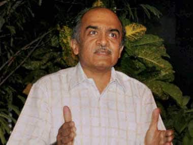 AAP leader Prashant Bhushan was accused of breach of privilege. PTI