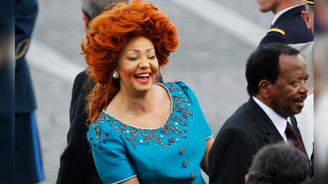 Photos: Move over Michelle Obama, Cameroon's first lady and her hair ...