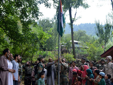 How Silikote celebrated Independence Day on LOC in Kashmir How Silikote celebrated Independence Day on LOC in Kashmir