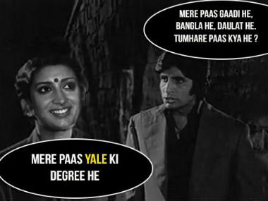 Yale's Student of the Year? Smriti Irani's latest 'degree' is trending on Twitter Yale's Student of the Year? Smriti Irani's latest 'degree' is trending on Twitter