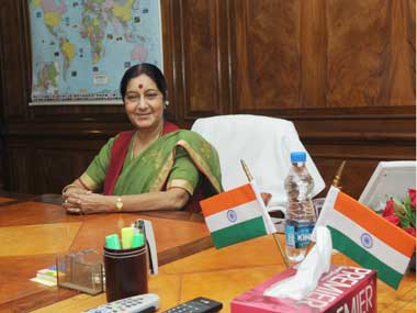 Foreign Minister Sushma Swaraj. PTI image