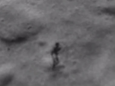 Alien on moon? Nasa scientist says figure in video is just dust Alien on moon? Nasa scientist says figure in video is just dust