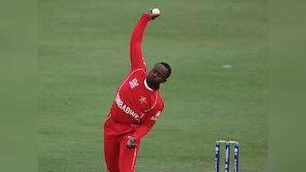 Zimbabwe's Prosper Utseya reported for suspect action