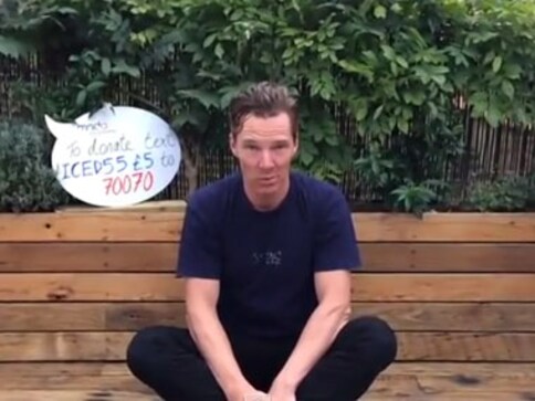 Benedict Cumberbatch Got Naked for His Ice Bucket Challenge