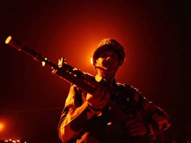 A BSF personnel. AFP.