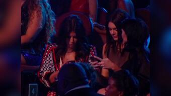 Kim Kardashian, Jenner sisters caught texting during Ferguson tribute at VMA 2014