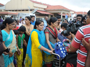 Forty-four nurses return to India from strife-torn Libya Forty-four nurses return to India from strife-torn Libya
