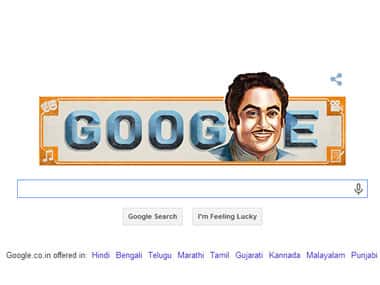 Kishore Kumar Google Doodle. 