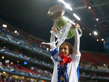 Real Madrid's Luka Modric. Reuters