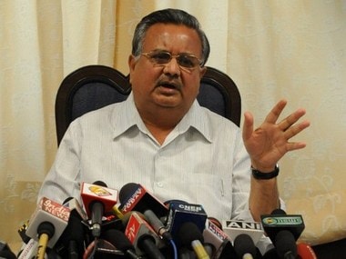File image of Chhattisgarh chief minister Raman Singh. AFP
