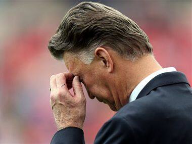 Manchester United's manager Louis Van Gaal. AP