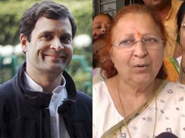 Speaker Mahajan rejects Rahul Gandhi's charge of 'bias' Speaker Mahajan rejects Rahul Gandhi's charge of 'bias'