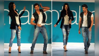 Photos: Katrina Kaif & Hrithik Roshan have a fun time at 'Bang Bang' promotions