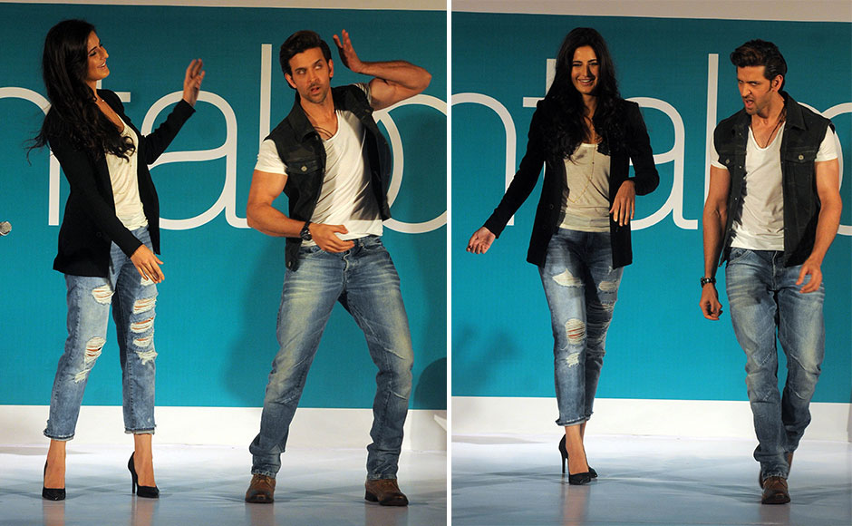 Photos: Katrina Kaif & Hrithik Roshan have a fun time at 'Bang Bang' promotions Photos: Katrina Kaif & Hrithik Roshan have a fun time at 'Bang Bang' promotions
