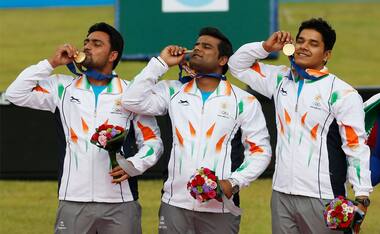 Asian Games archery photos: Indian men clinch historic team gold